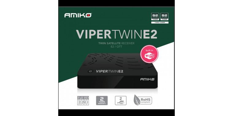 Amiko Viper Twin DVB-S2 Enigma2 Linux PVR Cardreader