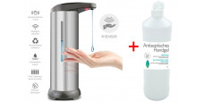 Automatic stainless steel disinfectant dispenser Contactless with sensor & 1000ml desinfectant gel