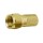 F-Stecker 7mm Premium Messing vergoldet