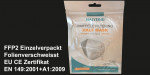 25 x FFP2 Atemschutz Maske einzelverpackt CE EN 149:2001 + A1:2009