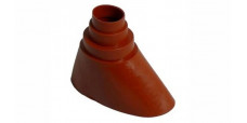 Gummitülle / Gummi - Manschette rot Ø 38-60 mm UV-Schutz